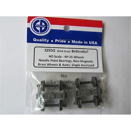 Eb-Trucks Betten Brass Trucks, Dark Gray EBT325DG